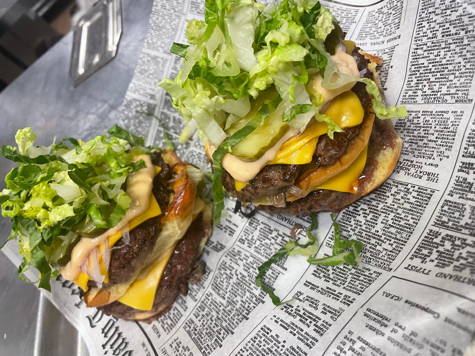 A freshly prepared side at Sliced